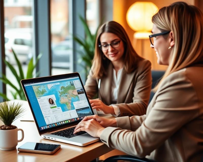 Travel agency using AI trip planning and guest messaging tools